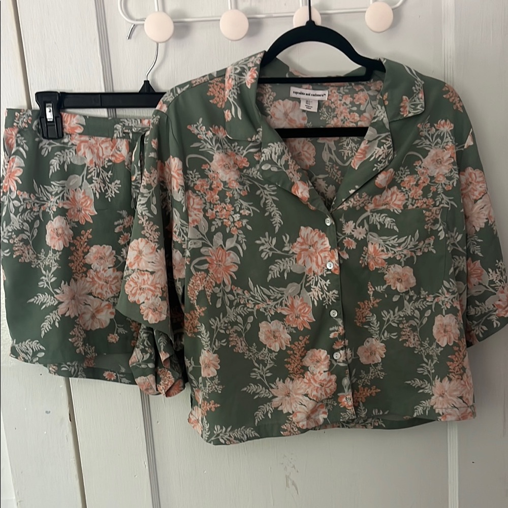 Floral Pajama Set